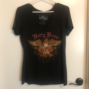 Betty Boop V-neck